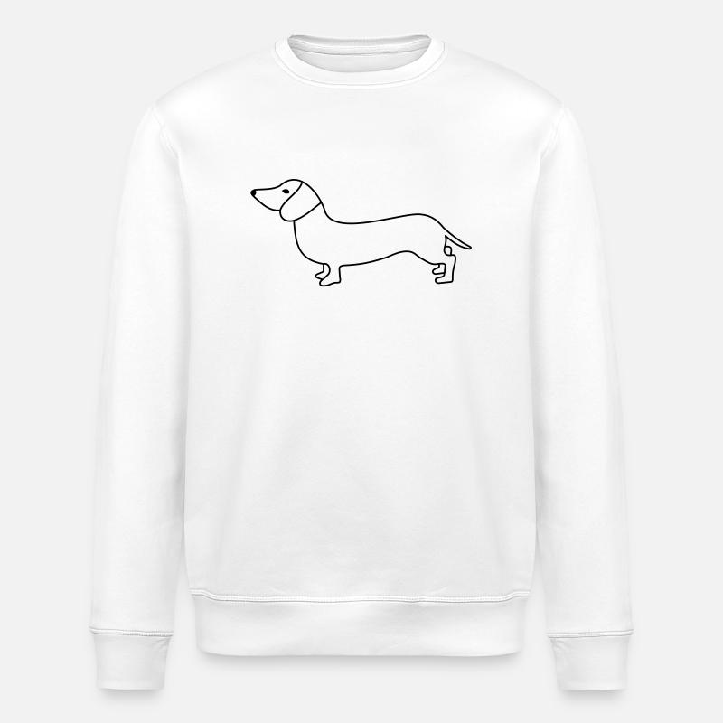 dackel - Stanley/Stella Unisex Bio-Sweatshirt ROLLER - Weiß