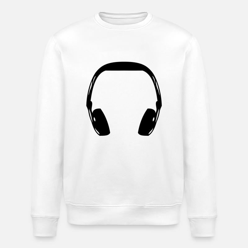 headphone - Sweat bio ROLLER Stanley/Stella Unisexe - blanc