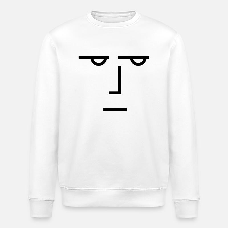 Ein ernster Blick - Stanley/Stella Unisex Bio-Sweatshirt ROLLER - Weiß