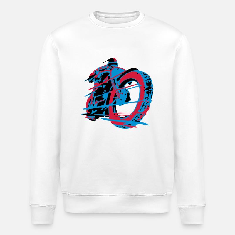 Classic Racer - Stanley/Stella Unisex Bio-Sweatshirt ROLLER - Weiß