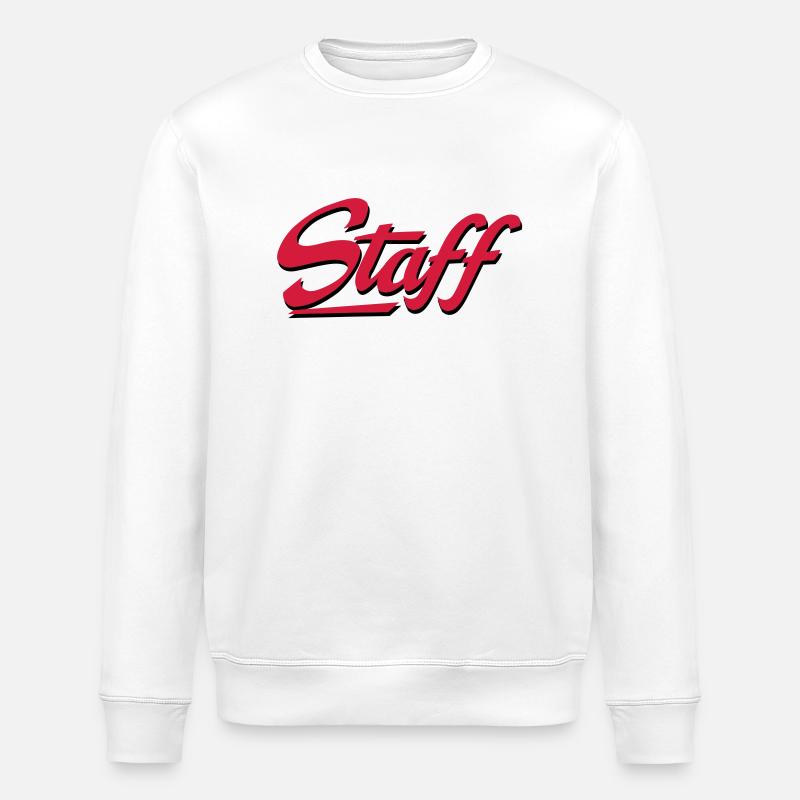 staff - Stanley/Stella ROLLER Unisex Organic Sweatshirt - white