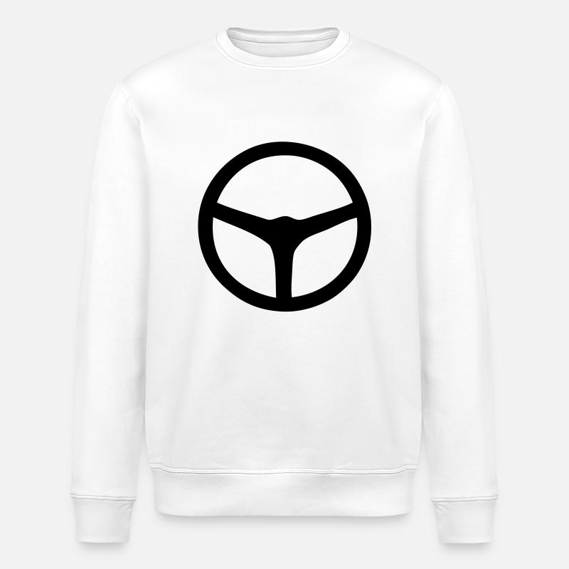 Lenkrad rad ruota rueda1 - Stanley/Stella Unisex Bio-Sweatshirt ROLLER - Weiß