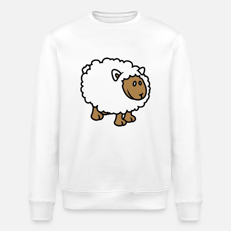 Sheep - Sweat bio ROLLER Stanley/Stella Unisexe - blanc