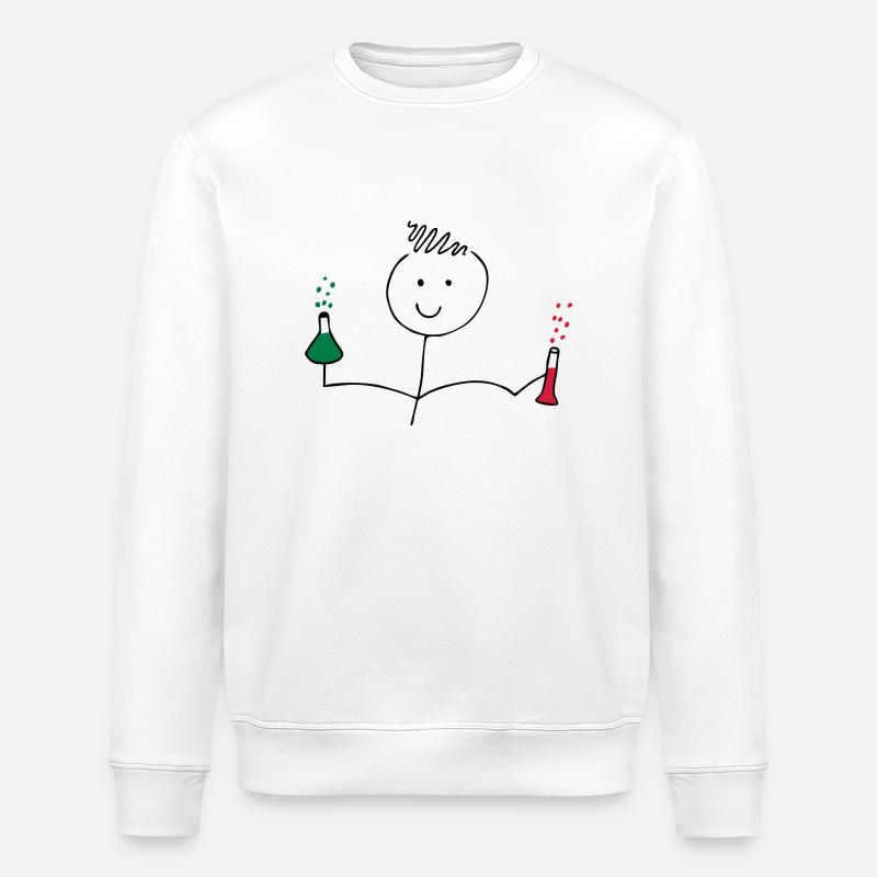 école de chimie - Sweat bio ROLLER Stanley/Stella Unisexe - blanc