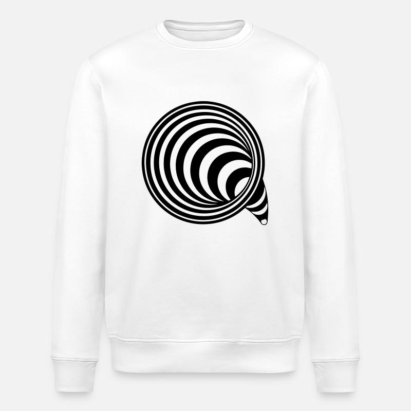 trou noir - Sweat bio ROLLER Stanley/Stella Unisexe - blanc