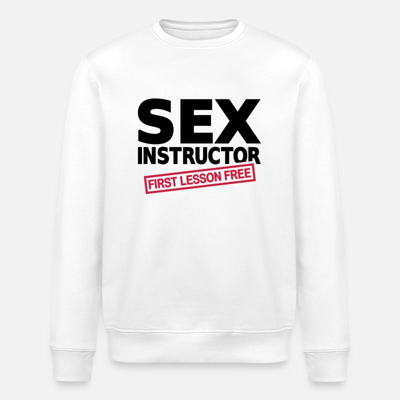 Sex Instructor - Sweat bio ROLLER Stanley/Stella Unisexe - blanc