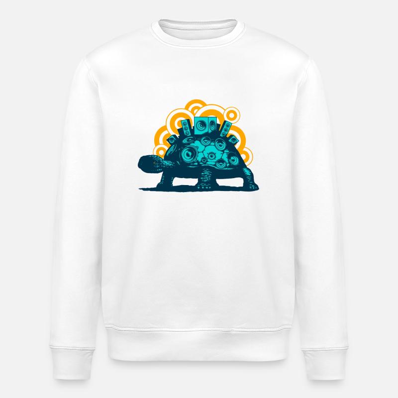 Mobile Sound System (o. text) - Stanley/Stella Unisex Bio-Sweatshirt ROLLER - Weiß