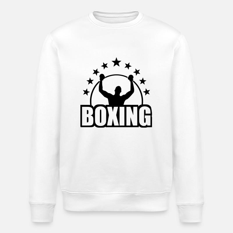 boxing - Stanley/Stella Unisex Bio-Sweatshirt ROLLER - Weiß