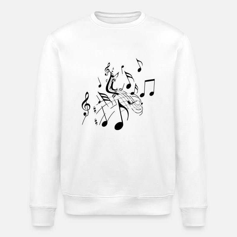 musik_1 - Sweat bio ROLLER Stanley/Stella Unisexe - blanc