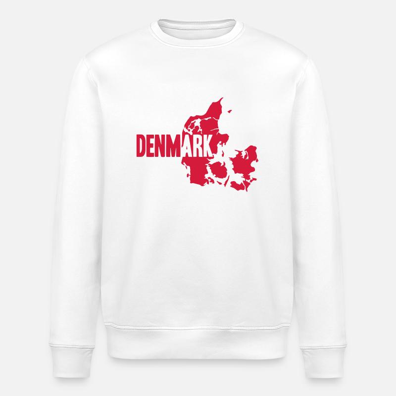 Denmark Danmark - Sweat bio ROLLER Stanley/Stella Unisexe - blanc