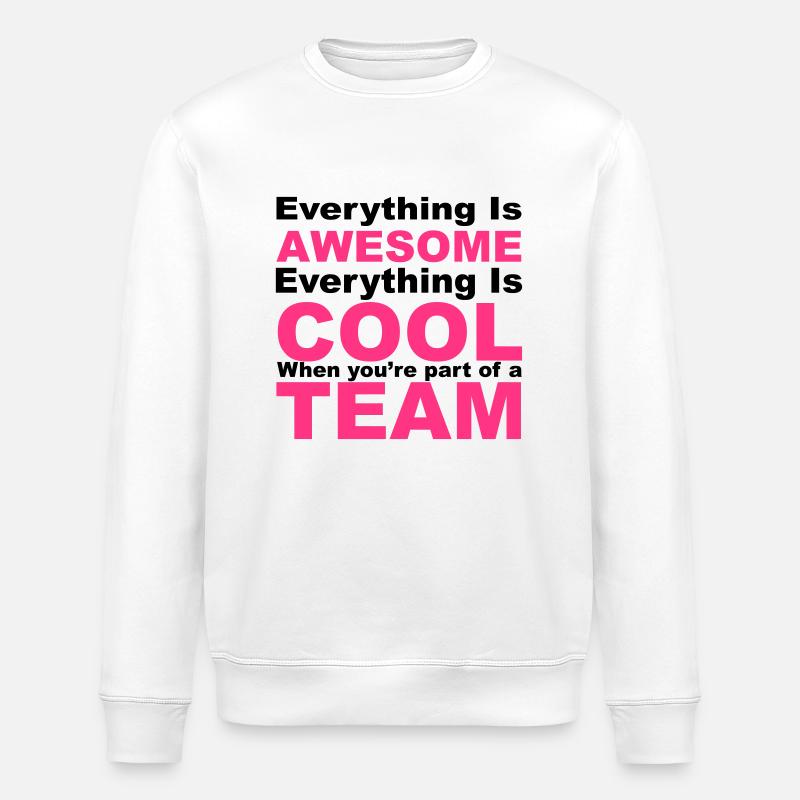 Awesome - Stanley/Stella Unisex Bio-Sweatshirt ROLLER - Weiß