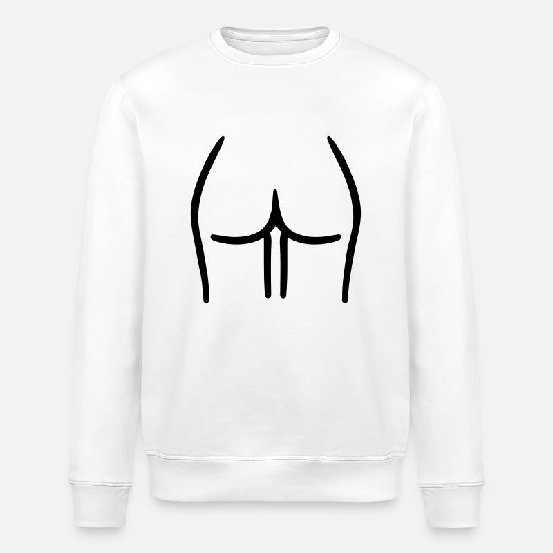 Cul - Sweat bio ROLLER Stanley/Stella Unisexe - blanc