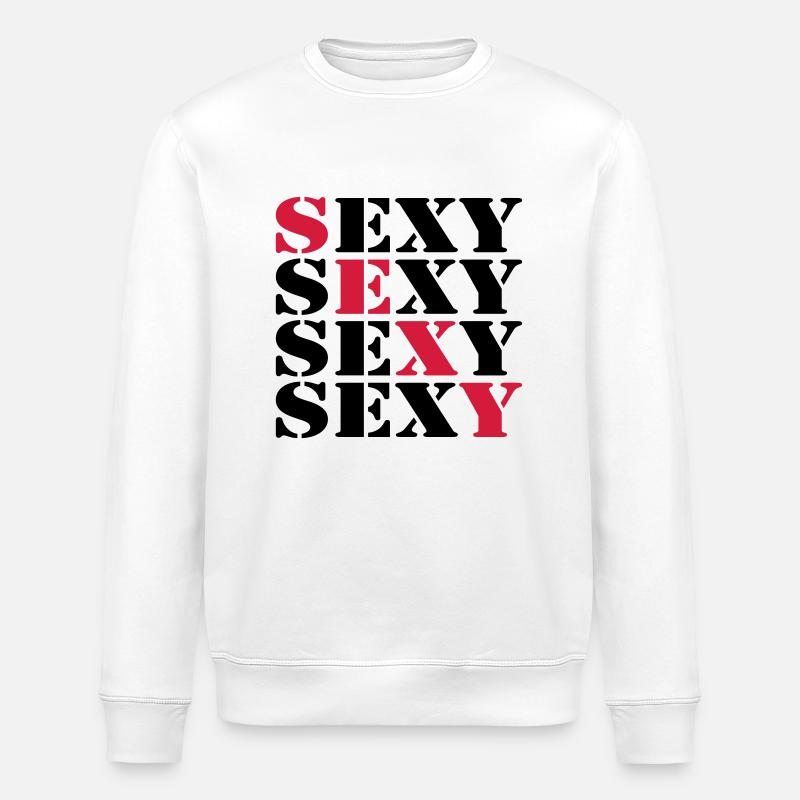 Sexy - Stanley/Stella Unisex Bio-Sweatshirt ROLLER - Weiß