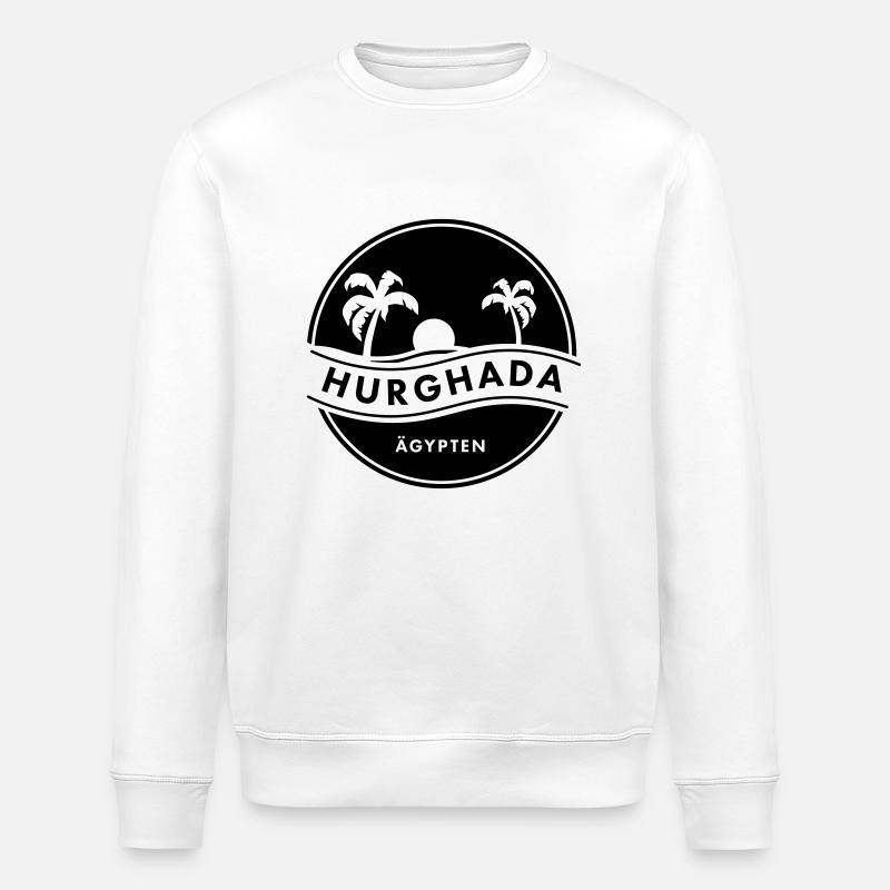 Hurghada - Stanley/Stella Unisex Bio-Sweatshirt ROLLER - Weiß