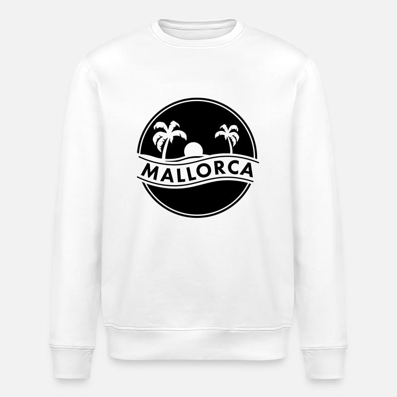 Mallorca - Stanley/Stella Unisex Bio-Sweatshirt ROLLER - Weiß