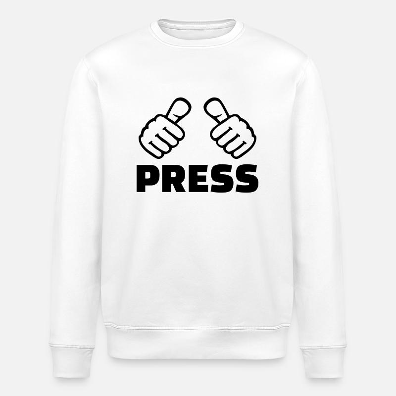 Presse - Stanley/Stella Unisex Bio-Sweatshirt ROLLER - Weiß