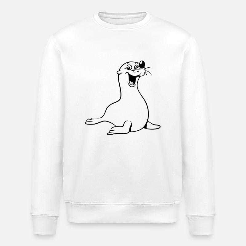 See funny - Stanley/Stella ROLLER Unisex Organic Sweatshirt - white