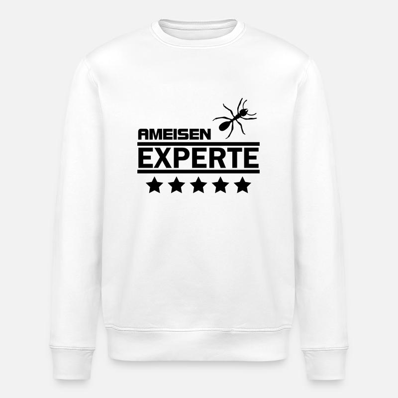 ameisen experte - Stanley/Stella Unisex Bio-Sweatshirt ROLLER - Weiß
