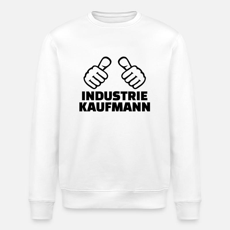 Industriekaufmann - Stanley/Stella Unisex Bio-Sweatshirt ROLLER - Weiß