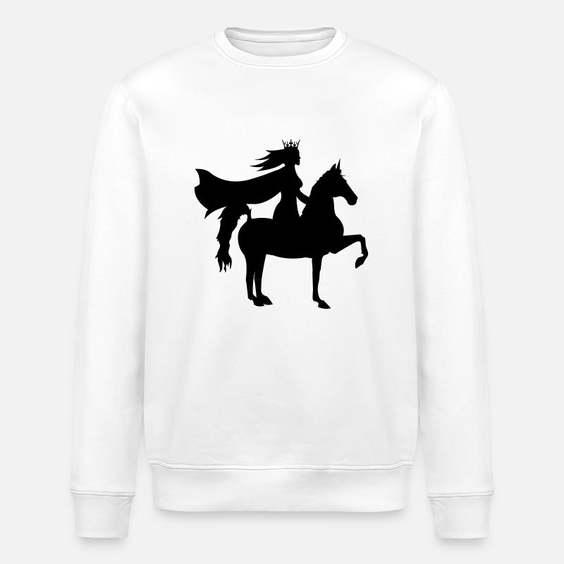 prinzessin - Stanley/Stella Unisex Bio-Sweatshirt ROLLER - Weiß
