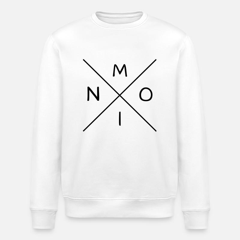 Moin - Sweat bio ROLLER Stanley/Stella Unisexe - blanc