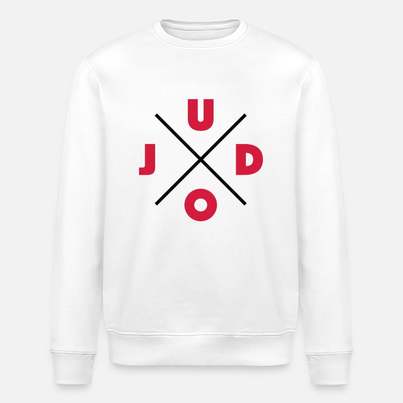 Judo - Stanley/Stella Unisex Bio-Sweatshirt ROLLER - Weiß