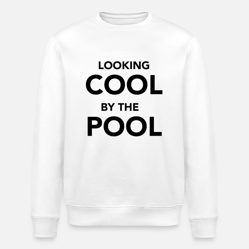 cool by the pool - Stanley/Stella Unisex Bio-Sweatshirt ROLLER - Weiß