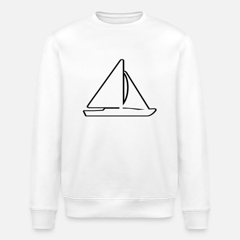 Voile - Sweat bio ROLLER Stanley/Stella Unisexe - blanc