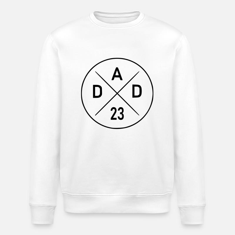 Dad 23 - Stanley/Stella Unisex Bio-Sweatshirt ROLLER - Weiß
