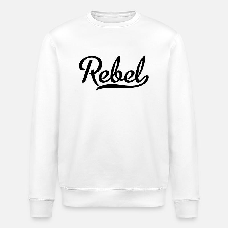 Rebelle - Sweat bio ROLLER Stanley/Stella Unisexe - blanc