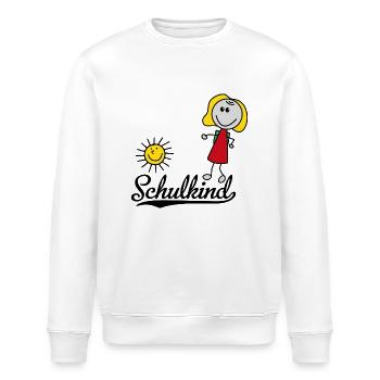 Schulkind - Stanley/Stella Unisex Bio-Sweatshirt ROLLER - Weiß - Vorne - Nik (191cm)