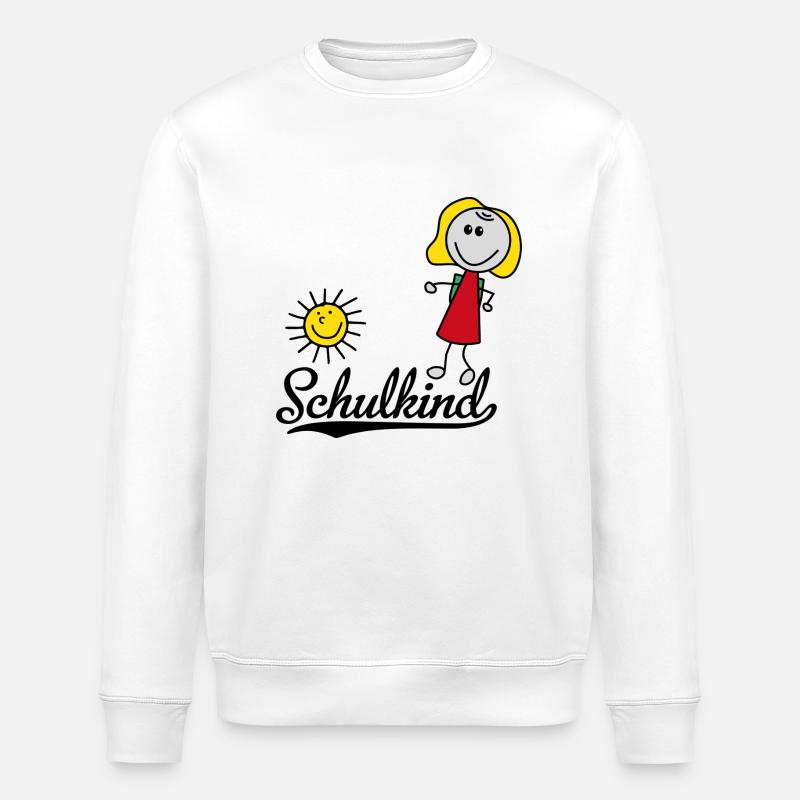 Schulkind - Stanley/Stella Unisex Bio-Sweatshirt ROLLER - Weiß