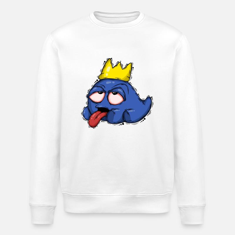 Prinzessin - Stanley/Stella Unisex Bio-Sweatshirt ROLLER - Weiß