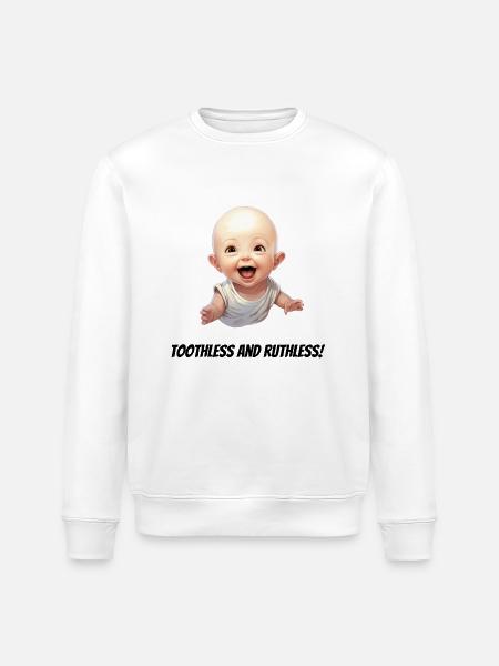 Krokmou et impitoyable ! - Sweat bio ROLLER Stanley/Stella Unisexe - blanc