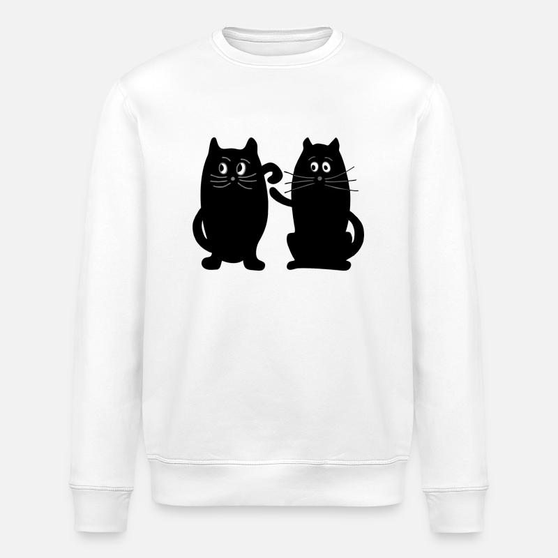 Chats - Sweat bio ROLLER Stanley/Stella Unisexe - blanc