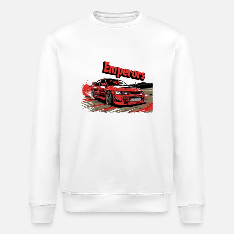 Kaiser Lancer Evo 6 - Stanley/Stella Unisex Bio-Sweatshirt ROLLER - Weiß