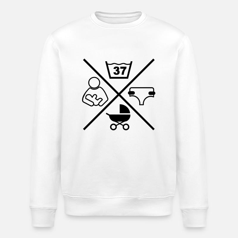 Bébé - Sweat bio ROLLER Stanley/Stella Unisexe - blanc