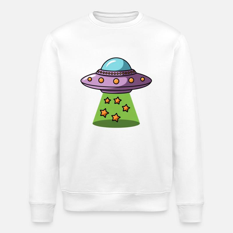 Ufo - Stanley/Stella Unisex Bio-Sweatshirt ROLLER - Weiß