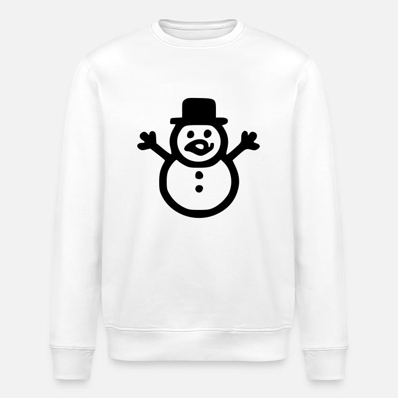 Schneemann - Stanley/Stella Unisex Bio-Sweatshirt ROLLER - Weiß