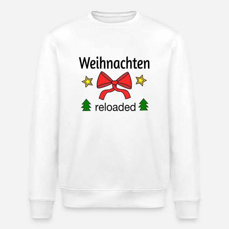 Weihnachten reloaded - Stanley/Stella Unisex Bio-Sweatshirt ROLLER - Weiß