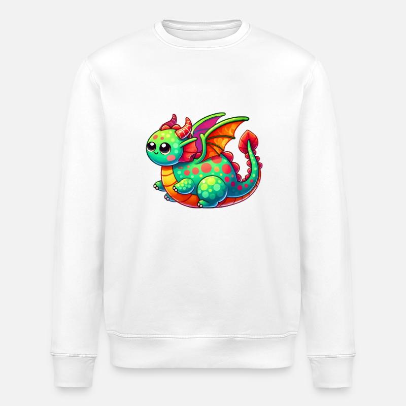 Bande dessinée Dragon - Sweat bio ROLLER Stanley/Stella Unisexe - blanc