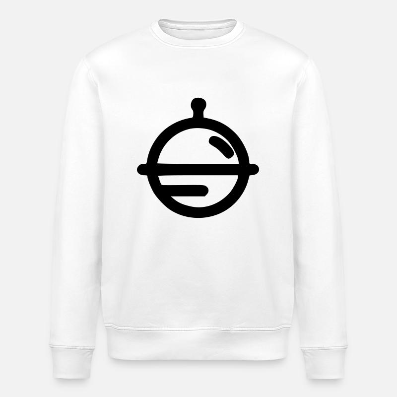 Planet - Stanley/Stella ROLLER Unisex Organic Sweatshirt - white