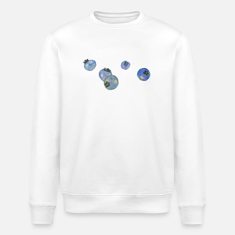 myrtilles - Sweat bio ROLLER Stanley/Stella Unisexe - blanc