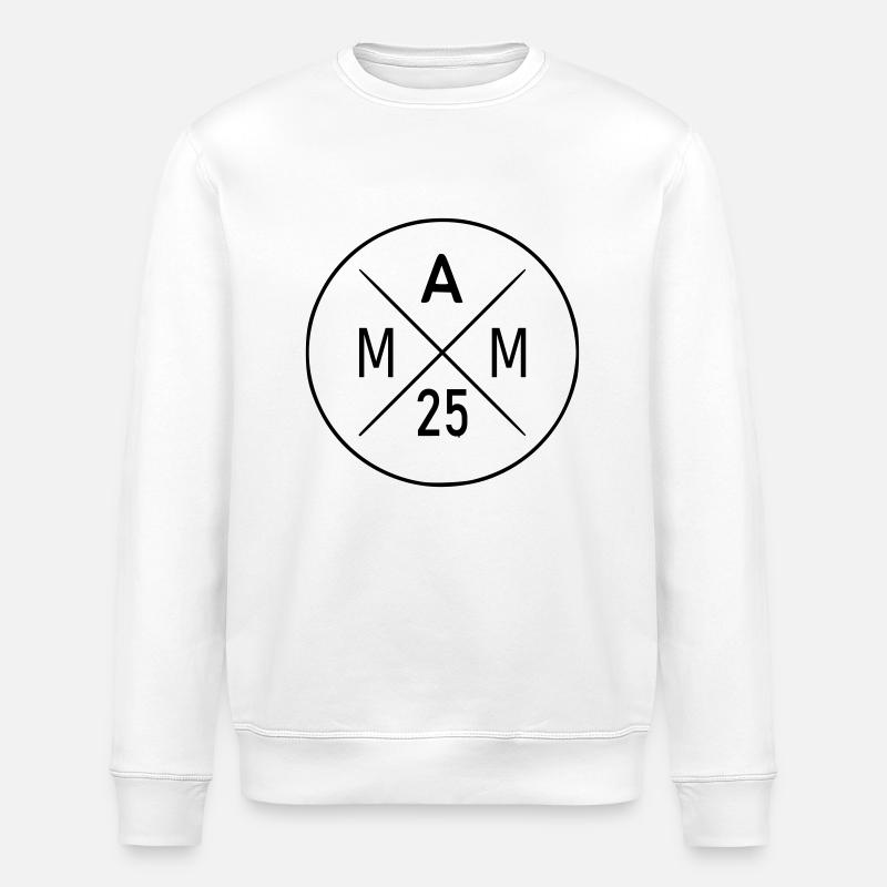 Mam 25 - Sweat bio ROLLER Stanley/Stella Unisexe - blanc