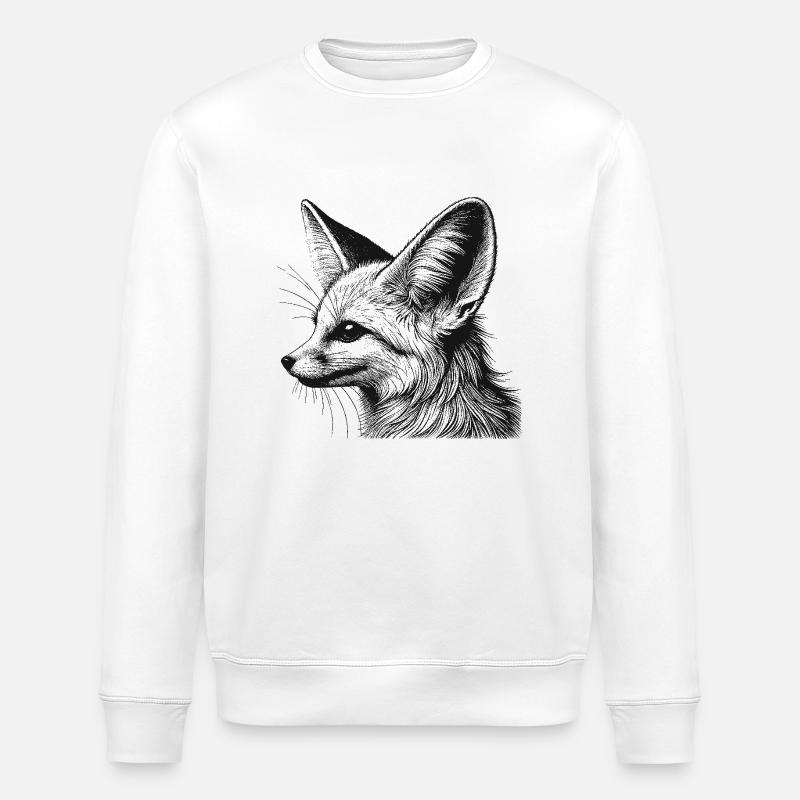 Fennec - Stanley/Stella ROLLER Unisex Organic Sweatshirt - white