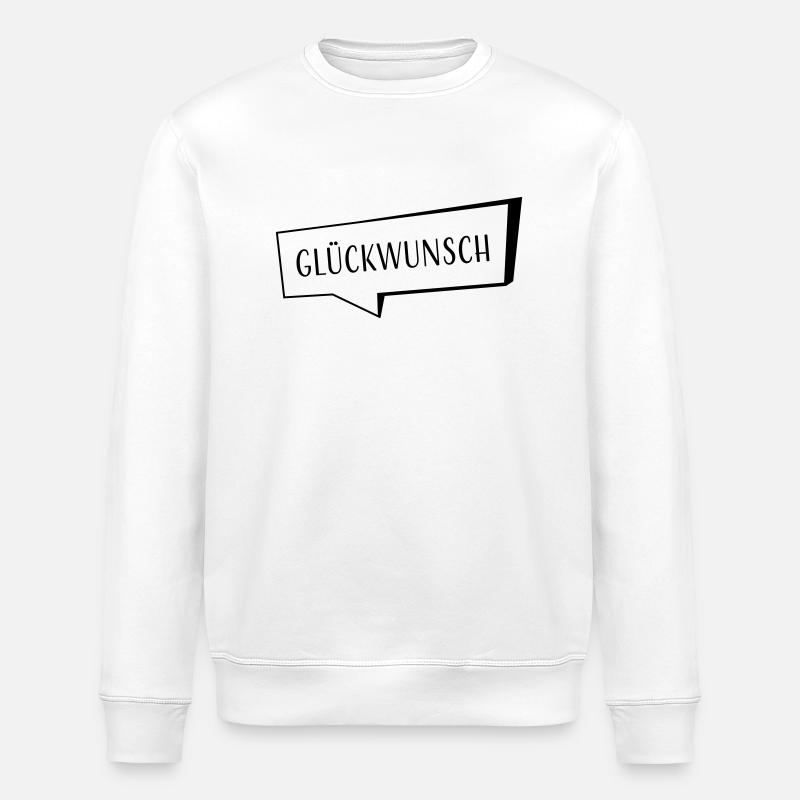 Glueckwunsch - Stanley/Stella Unisex Bio-Sweatshirt ROLLER - Weiß