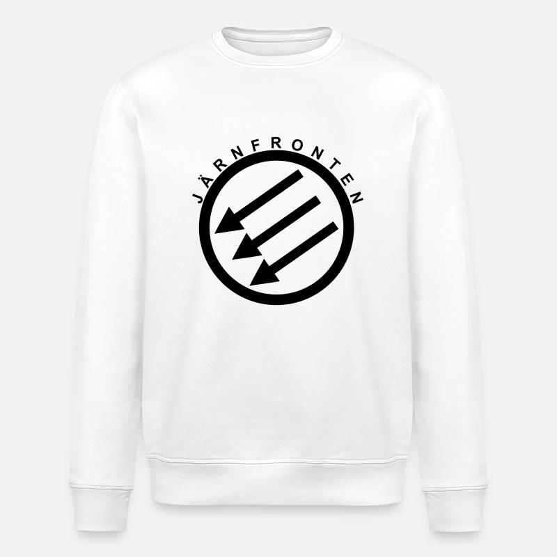 Järnfronten / Eiserne Front / Iron Front - Stanley/Stella ROLLER Unisex Organic Sweatshirt - white
