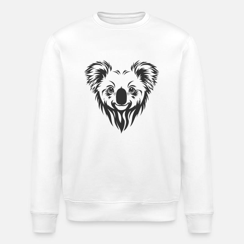 Koala - Stanley/Stella Unisex Bio-Sweatshirt ROLLER - Weiß