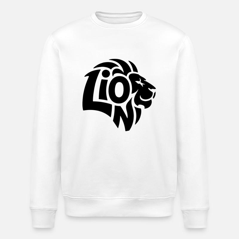 Lion - Cool Lion Logo - Sweat bio ROLLER Stanley/Stella Unisexe - blanc