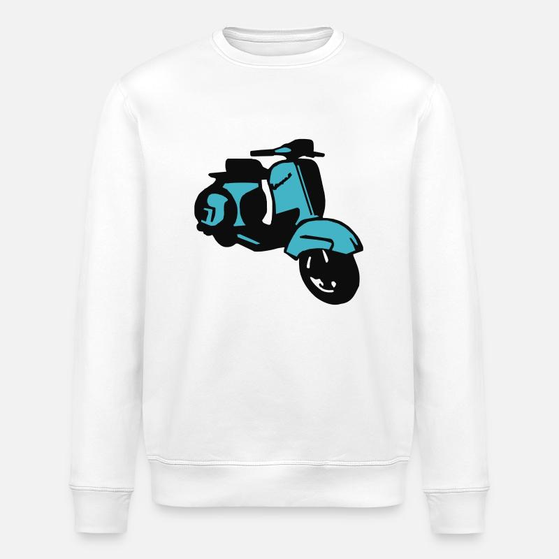 scooter2 - Stanley/Stella Unisex Bio-Sweatshirt ROLLER - Weiß